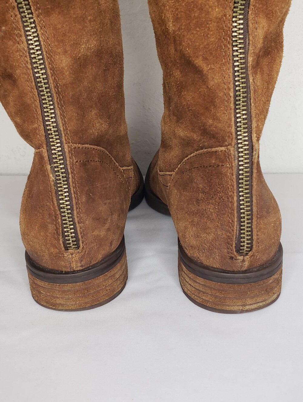 Born Tall Suede Over-the-Knee Boots in Ruatic Brown - Picture 7 of 16